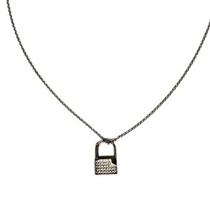 Adinas Gold Padlock Pendant with Rhinestons